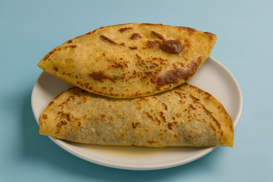 Baleada mixta o de carne y pollo